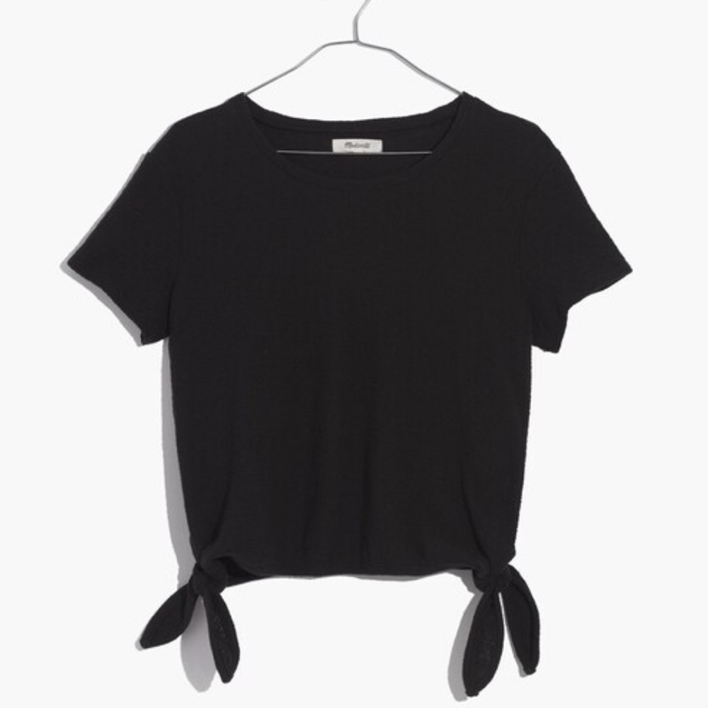Madewell Texture & Thread Modern Side-Tie Top